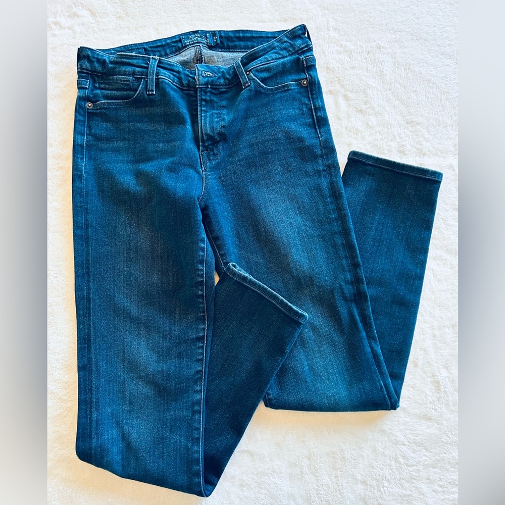 Lucky Brand Women's Dark Blue Skinny Jeans Size 6 Waist 28 Inseam 29